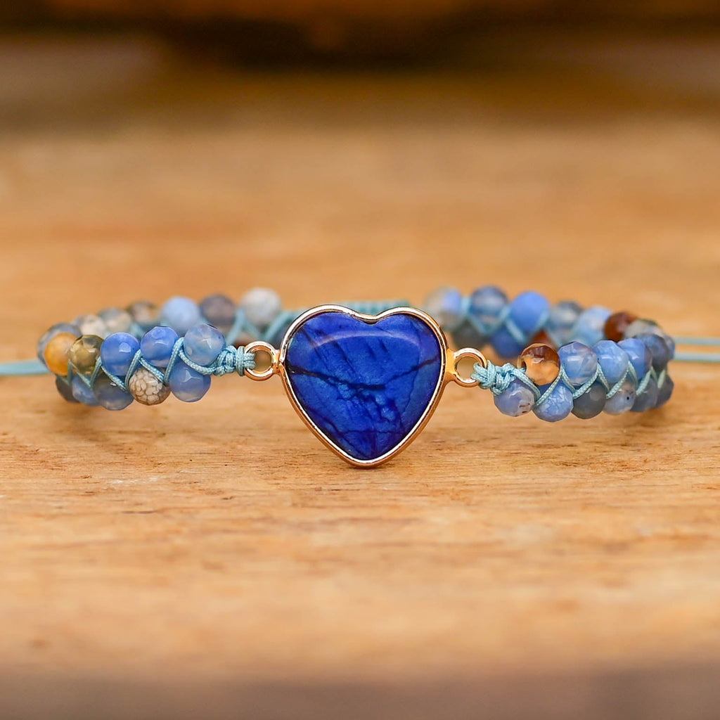Intense Agate Love Bracelet