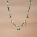 Intense Opal & Pearl Necklace