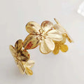 Floral Golden Bracelet