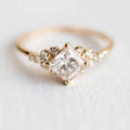 Crystal Gold Ring