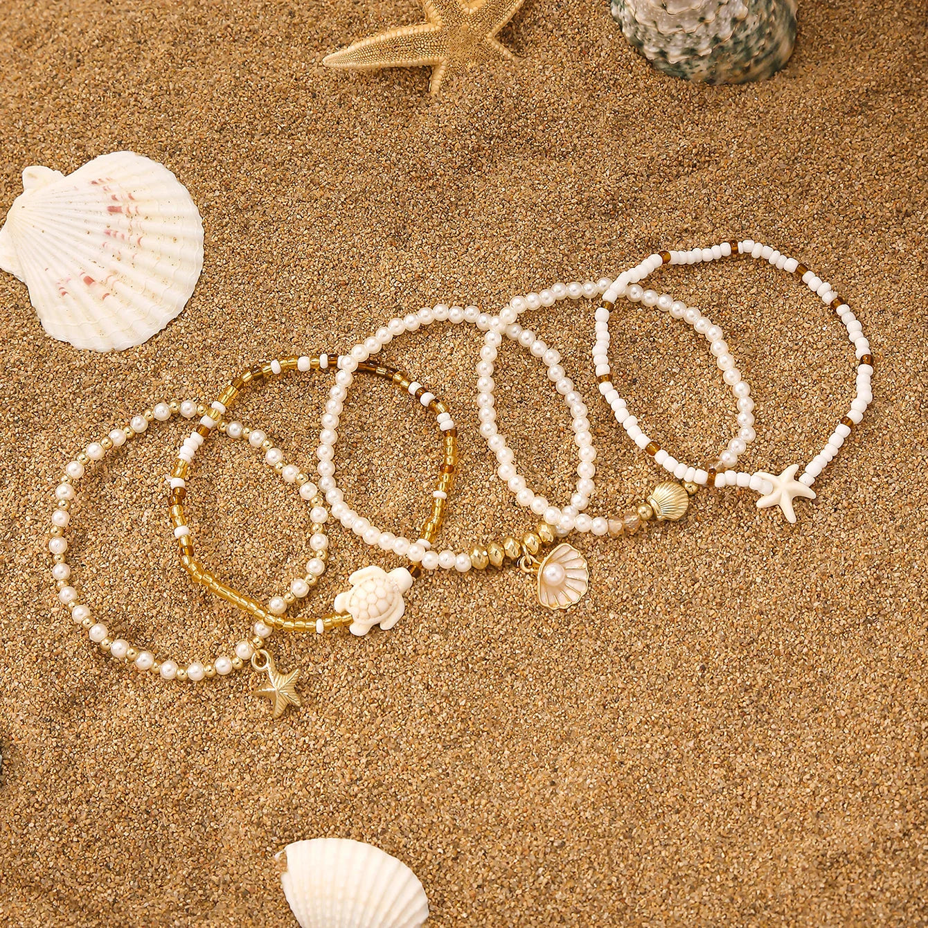 Ocean Dreams Pearl Bracelet Set